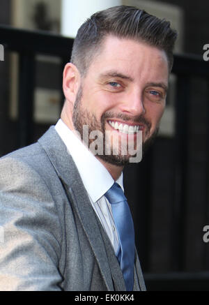 Keith Duffy außerhalb ITV Studios mit: Keith Duffy wo: London, Vereinigtes Königreich bei: 30 Sep 2014 Stockfoto