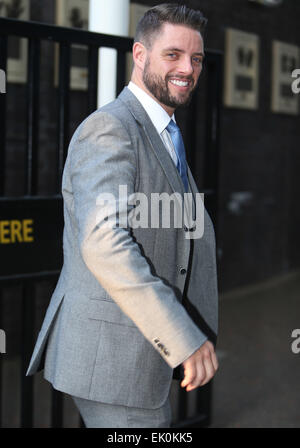 Keith Duffy außerhalb ITV Studios mit: Keith Duffy wo: London, Vereinigtes Königreich bei: 30 Sep 2014 Stockfoto