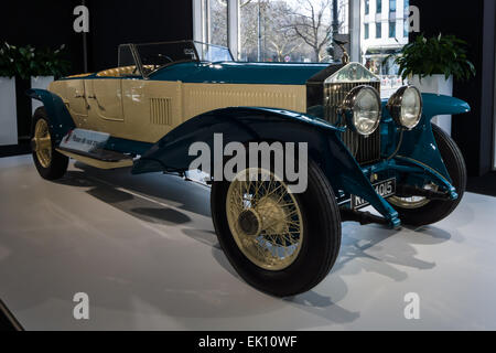 Showroom. Rolls-Royce Phantom ich experimentelle Sports Tourer von Barker & Co., 1926 Stockfoto