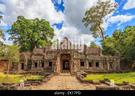 Preah Khan Tempel, Angkor, Kambodscha Stockfoto