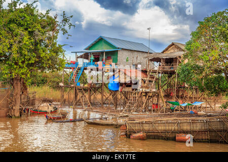 Kampong Phulk schwimmenden Dorf Stockfoto