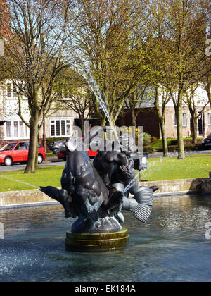 Brunnen, Port Sunlight, mersyside Stockfoto