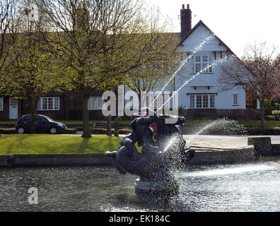 Brunnen, Port Sunlight, mersyside Stockfoto