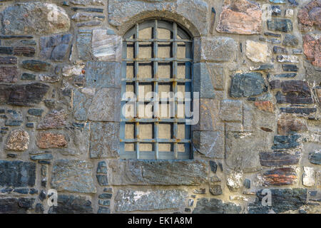 Haakon Hall ist ein Stein Rittersaal befindet sich im Inneren der Festung Bergenhus. Der Saal ist der größte mittelalterliche Profanbau Stockfoto