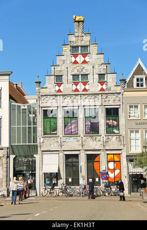 Dordrecht, Niederlande - 28 September: Menschen auf der Straße am 28. September 2013 in Dordrecht, Niederlande Stockfoto