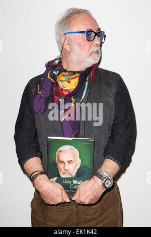 Udo Walz feiert die Veröffentlichung seiner Biografie "Udo Walz Coiffeur" Kunztschule am Checkpoint Charlie in Mitte. Mitwirkende: Udo Walz wo: Berlin, Deutschland bei: 29 Sep 2014 Stockfoto