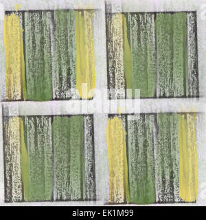 nahtlose grün, graue, gelbe Streifen Textur Hintergrund wallpape Stockfoto