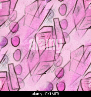 nahtlose rosa Streifen Textur lila Kreise Hintergrund wallpap Stockfoto