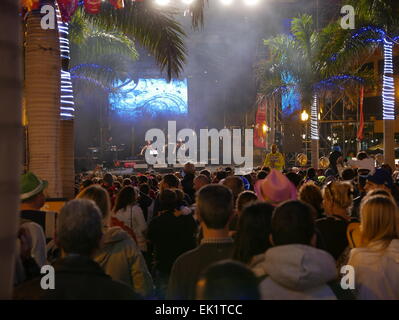 Santa Cruz-Konzert im Karneval-Karneval-Teneriffa-Kanarische Inseln-Spanien Stockfoto