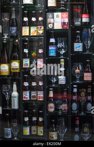 Belgische Biere, Brügge, Belgien Stockfoto