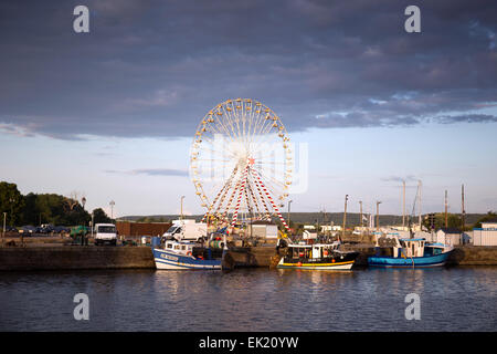 Riesenrad in Honfleur, Normandie Frankreich Europa Stockfoto