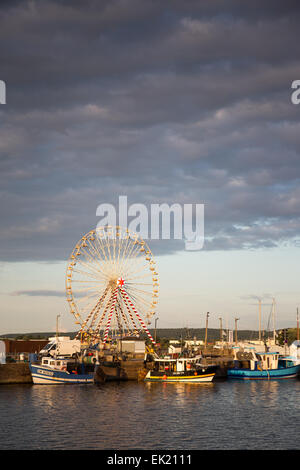 Riesenrad in Honfleur, Normandie Frankreich Europa Stockfoto