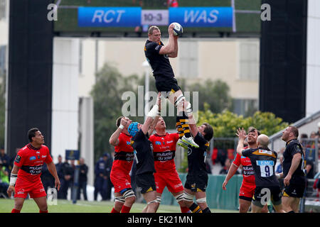 Toulon, Frankreich. 5. April 2015. Europameister Rugby. Toulon gegen Wespen. Wespen gewinnen die Line-out-Credit: Action Plus Sport/Alamy Live News Stockfoto