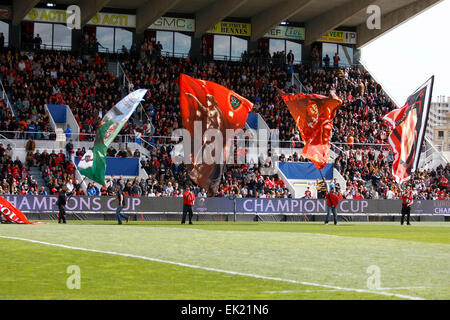 Toulon, Frankreich. 5. April 2015. Europameister Rugby. Toulon gegen Wespen. Bildnachweis: Aktion Plus Sport/Alamy Live-Nachrichten Stockfoto