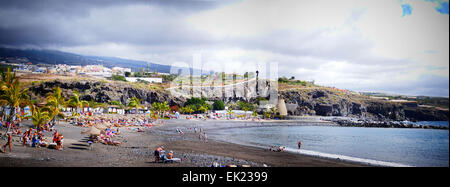 San Juan Strand Westküste Teneriffa Insel Kanaren Spanien Stockfoto