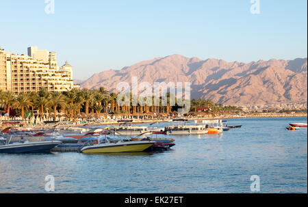 Red Sea Resort von Eilat im Süden Israels Stockfoto