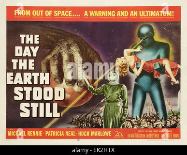 Der Tag, den die Erde Still - Filmplakat Stand Stockfoto