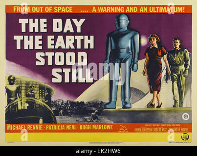 Der Tag, den die Erde Still - Filmplakat Stand Stockfoto