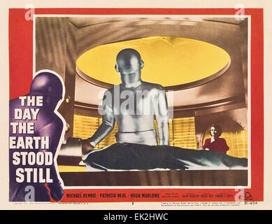 Der Tag, den die Erde Still - Filmplakat Stand Stockfoto