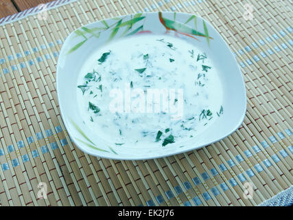 Matsnabrdosh - armenischen kalte Suppe Stockfoto