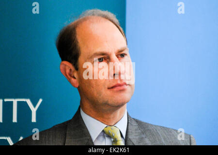 Downpatrick, Nordirland. 23.09.2014 - besucht Prinz Edward St. Patricks Zentrum Stockfoto