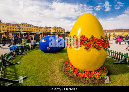 Wien, Schloss Schönbrunn, Ostermarkt, Ostermarkt, Österreich, 13. Bezirk, Schönbrunn Stockfoto