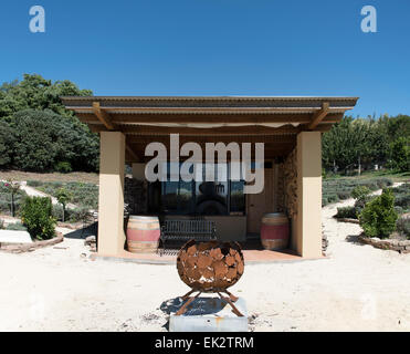 Gärten von Breckenridge House, Hawkes Bay, Nordinsel, Neuseeland. Stockfoto