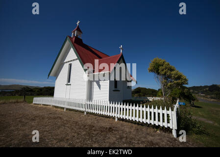 Curio Bay Kirche, Catlins, Südinsel, Neuseeland Stockfoto