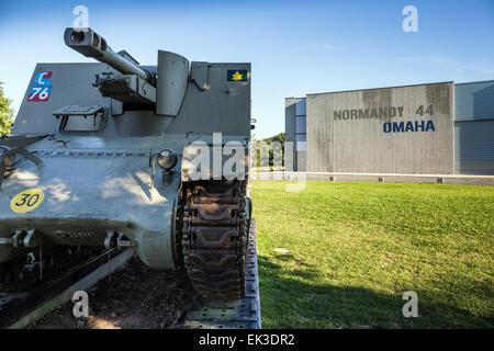 Overlord Museum, Colleville, Normandie, Frankreich, Europa Stockfoto