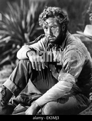 Tim Holt, am Set des Films "Der Schatz der Sierra Madre", 1948 Stockfoto