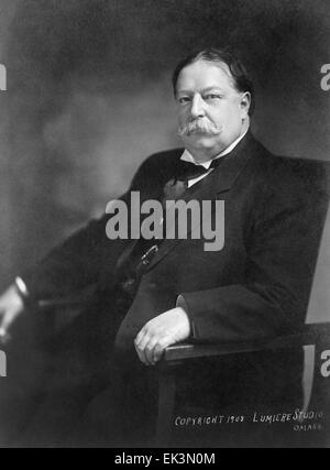 Taft, 27. Präsident der Vereinigten Staaten (1909 – 1913), Porträt, 1908 Stockfoto