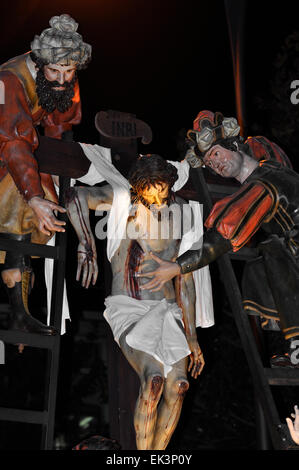 Osterprozession Semana Santa, Stadt Valladolid, Kastilien und Leon, Spanien, Europa Stockfoto