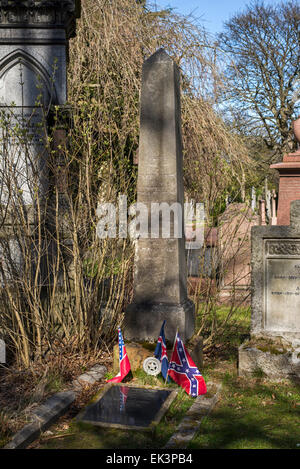 Denkmal für Oberst Robert A. Smith starb in der Schlacht von Munfordville (auch bekannt als die Schlacht von Green River). Stockfoto