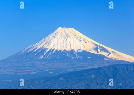 Mt. Fuji gesehen von Nishiizu, Shizuoka, Japan Stockfoto