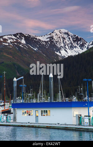 Kraftstoff-dock, Seward, Alaska Stockfoto