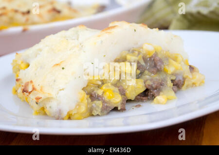 Franko-kanadische Shepherd Pie Pastete chinois Stockfoto