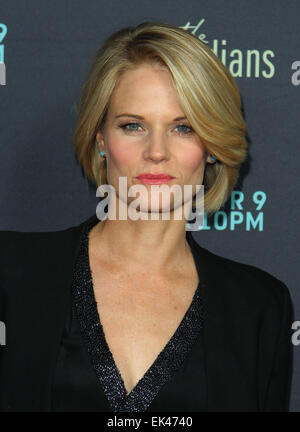 Los Angeles, Kalifornien, USA. 6. April 2015. Joelle Carter besucht neue FX Serie "The Comedians" - Los Angeles Premiere auf DDie breiten Bühne am 7. April 2015 in Santa Monica, Kalifornien, USA. Bildnachweis: TLeopold/Globe Fotos/ZUMA Draht/Alamy Live-Nachrichten Stockfoto