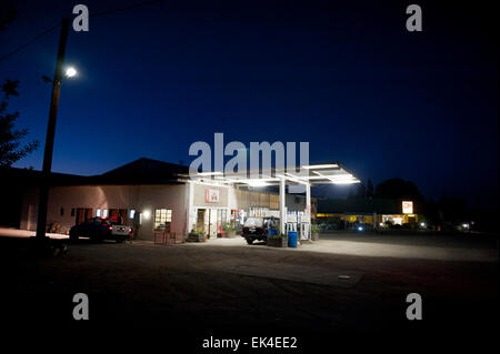 Orania ist eine Afrikaner nur südafrikanische Stadt am Orange River in der trockenen Karoo-Region der nördlichen Kapprovinz. Stockfoto