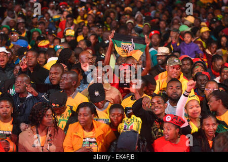 der Anc statt seiner Feier, Party, seine Virtory als der siegreiche Pary bei der Bundestagswahl 2014 feiern, das stattgefunden hat. die Veranstaltung fand in Johannesburg Cbd. in Attendeance wurden alle Unterstützer der Partei Stockfoto