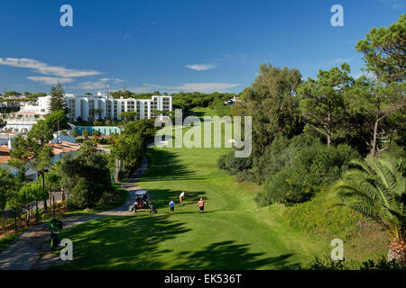 Portugal Vale do Lobo Royal Golf Course, 17 Loch Stockfoto