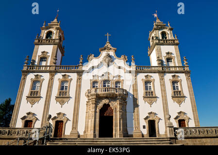 Zentral-Portugal, Viseu, die Igreja da Misericordia Kirche im Rokoko-Stil Stockfoto