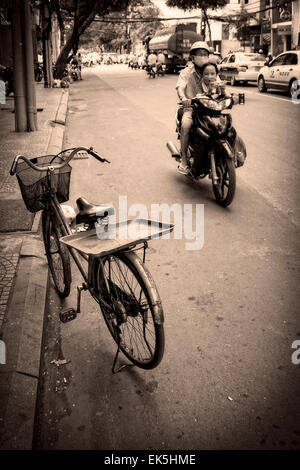 lokale Szenen in Ho-Chi-Minh-Stadt, Vietnam Stockfoto