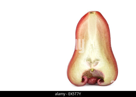 Rosenapfel, isoliert auf weißem Hintergrund Stockfoto