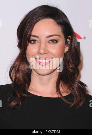 Die 2014 PaleyFest "Parks und Erholung" Event im Dolby Theater auf 18. März 2014 in Hollywood, Kalifornien. Mitwirkende: Aubrey Plaza wo: Los Angeles, California, Vereinigte Staaten von Amerika bei: 18. März 2014 Stockfoto