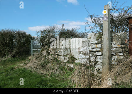 Alte steinerne Stil mit modernen Stil hinter Stockfoto