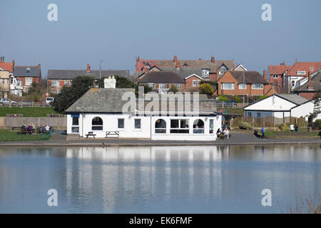 Lytham St Annes, Lancashire: Fairhaven See Cafe Stockfoto