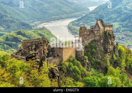 Aggstein Burg - Burg Aggstein 06 Stockfoto