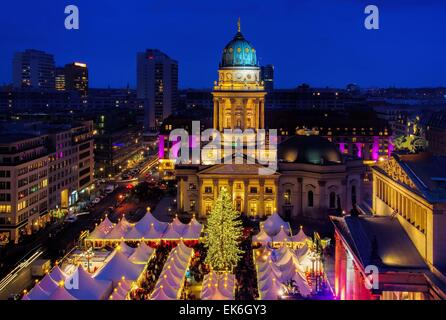 Berlin Weihnachtsmarkt Gendarmenmarkt - Berlin Weihnachtsmarkt Gendarmenmarkt 20 Stockfoto