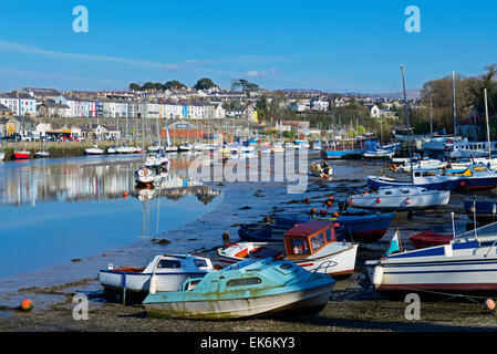 Der Fluss Seiont, Caernarfon, Gwynedd, Nordwales UK Stockfoto