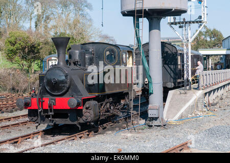 Ein 1933 deutscher Dampfzug in Downpatrick Railway Preservation Society Stockfoto